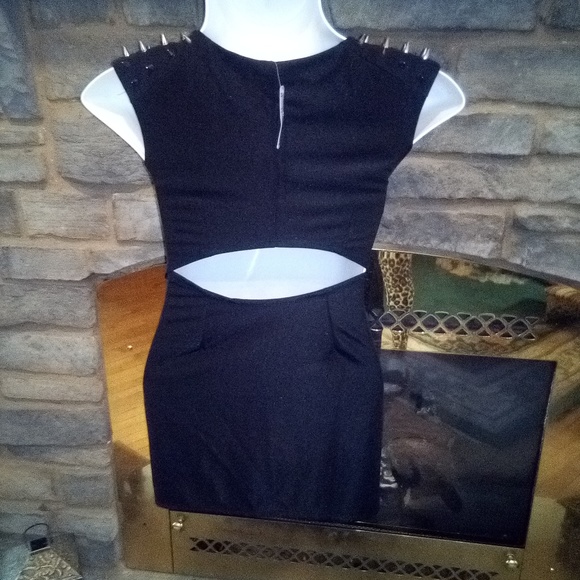 ROCKER SPIKED DRESS!! NEW - Picture 2 of 8